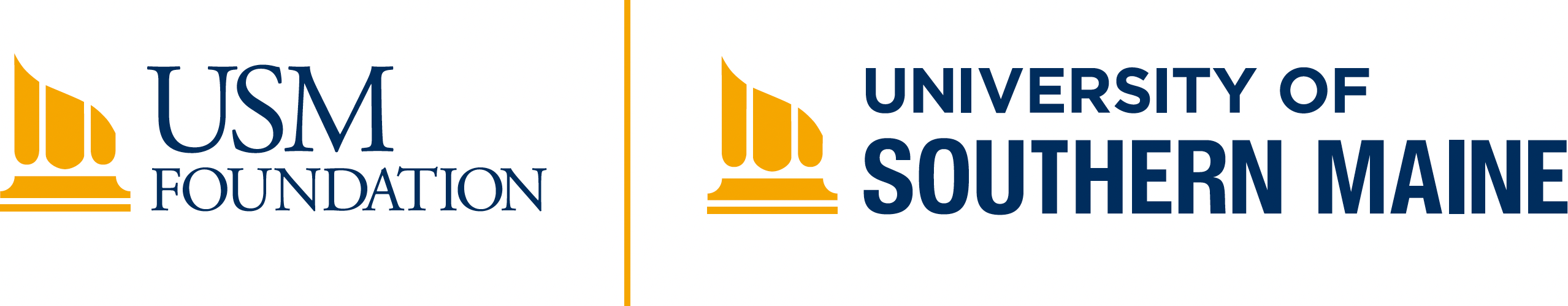 USM Foundation and University of Southern Maine logos